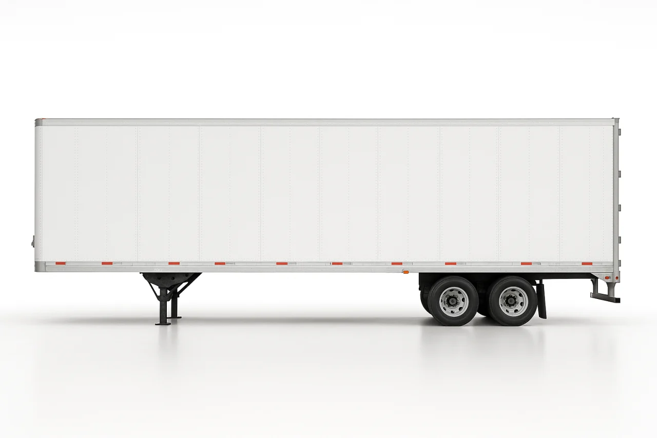 Rear sill location on trailer