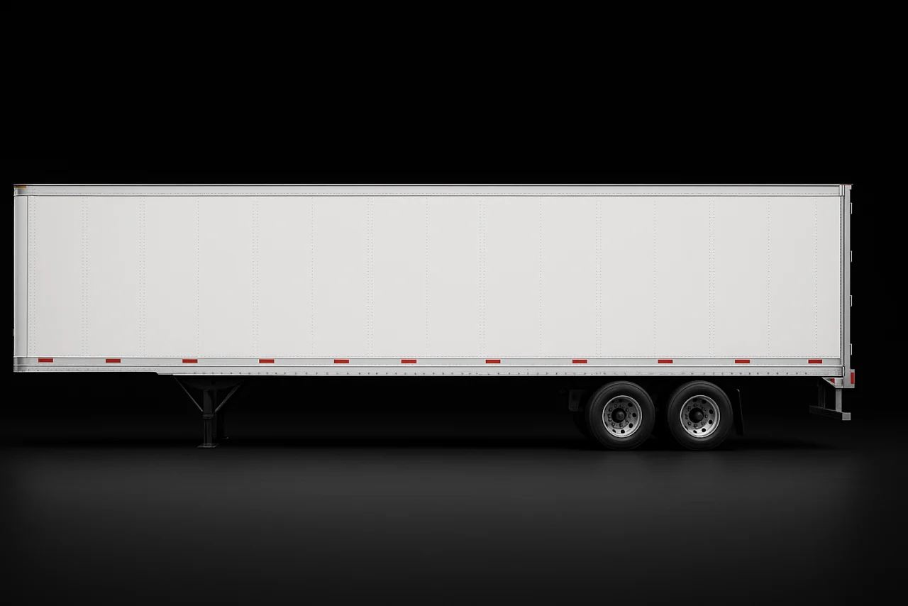 Rear sill location on trailer