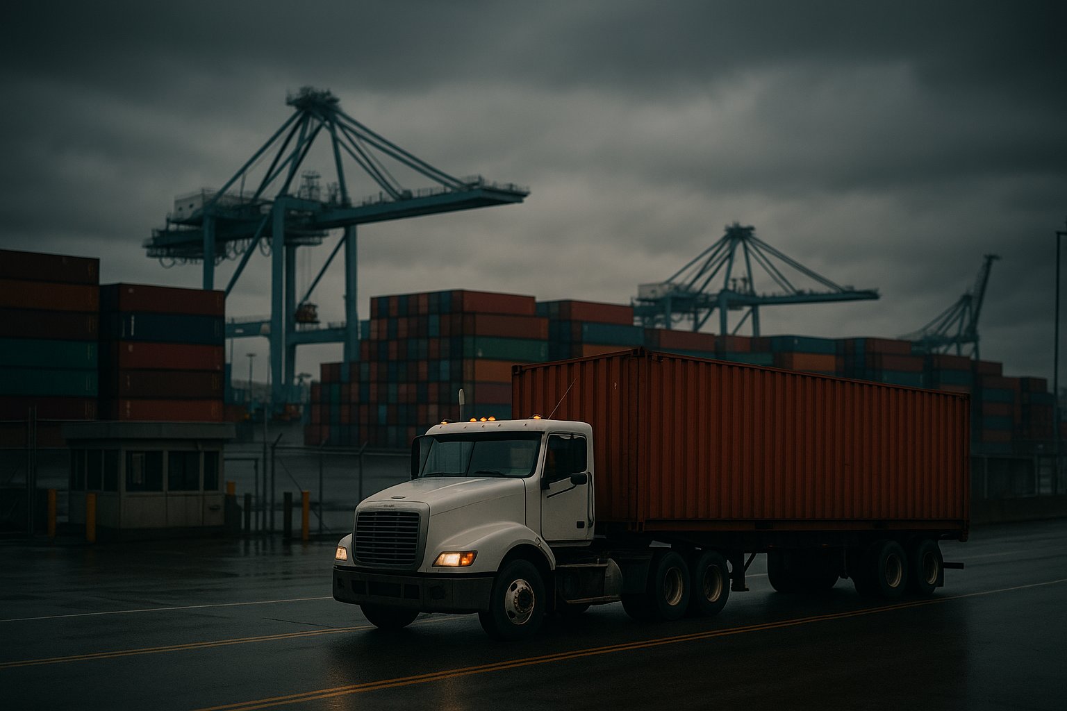 Port of Tacoma Drayage Parts: What Container Trucks Wear Out First